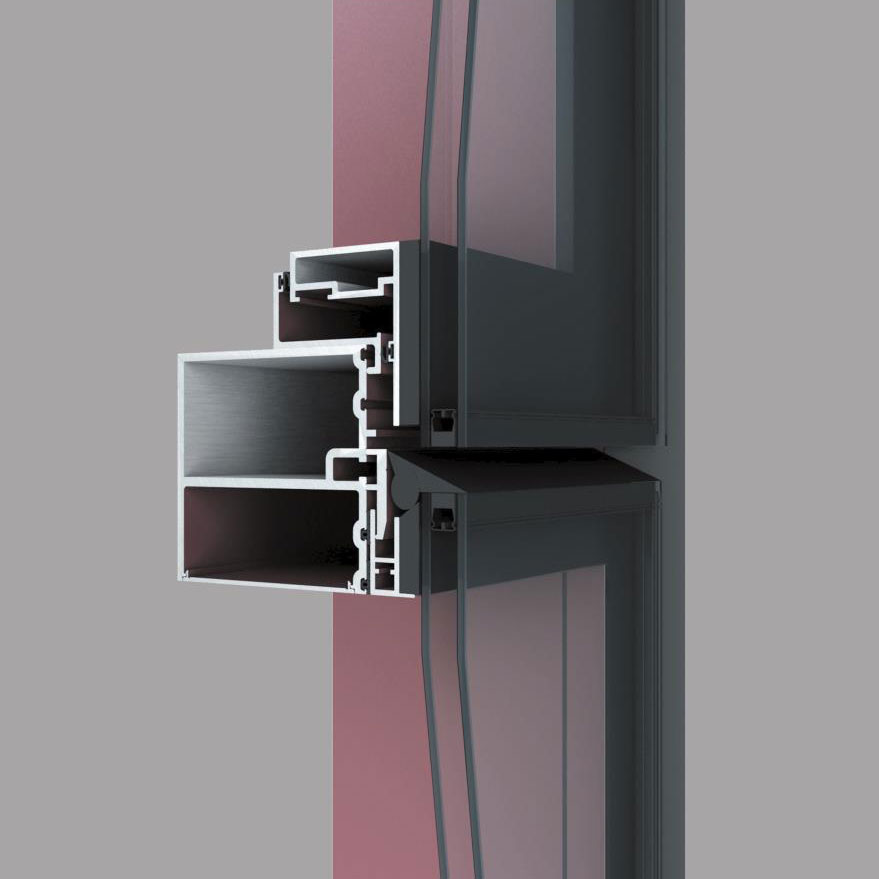 WM150A series hidden frame curtain wall (width: 110)